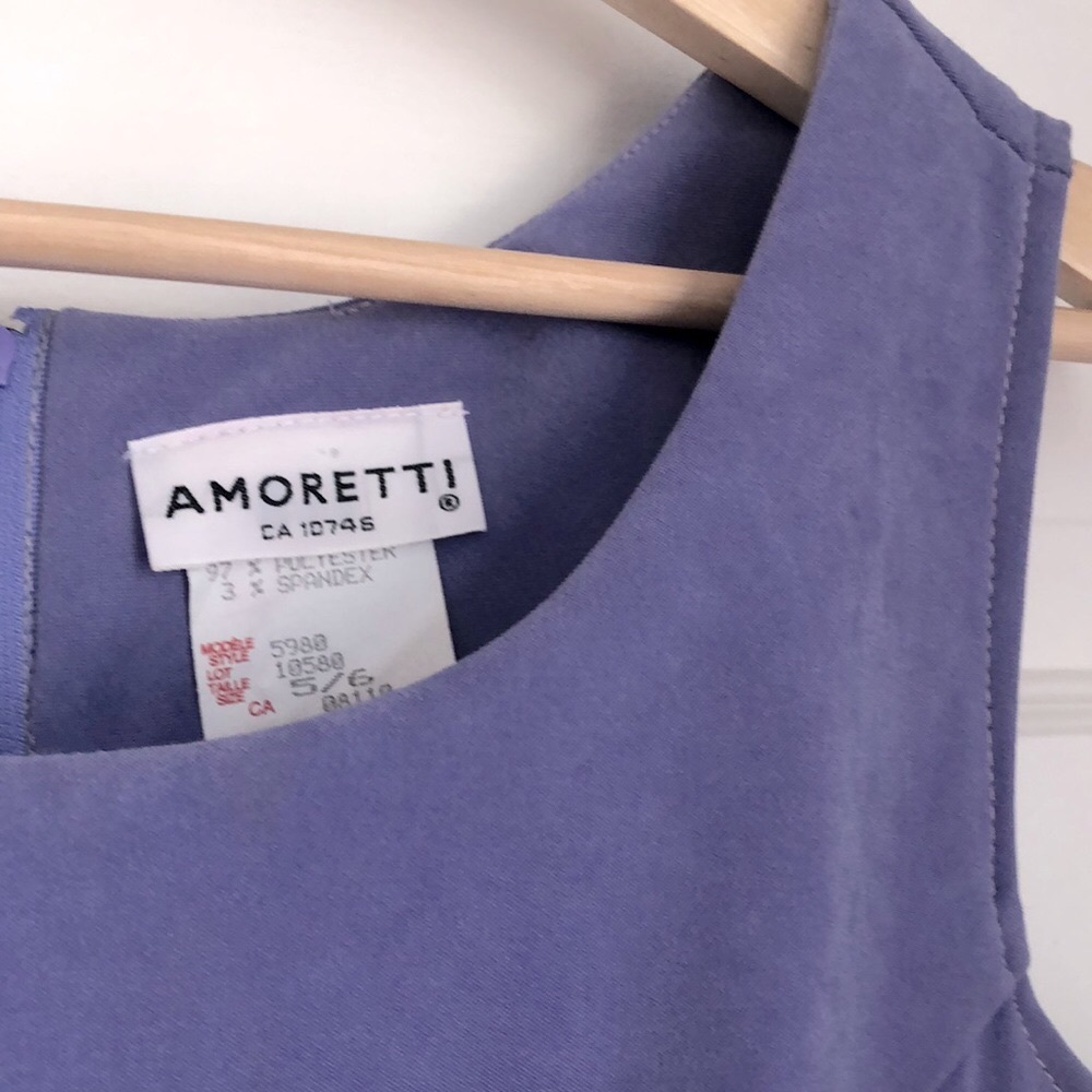 DONATED - Vintage Amoretti Purple Maxi Dress - Picture 8 of 13